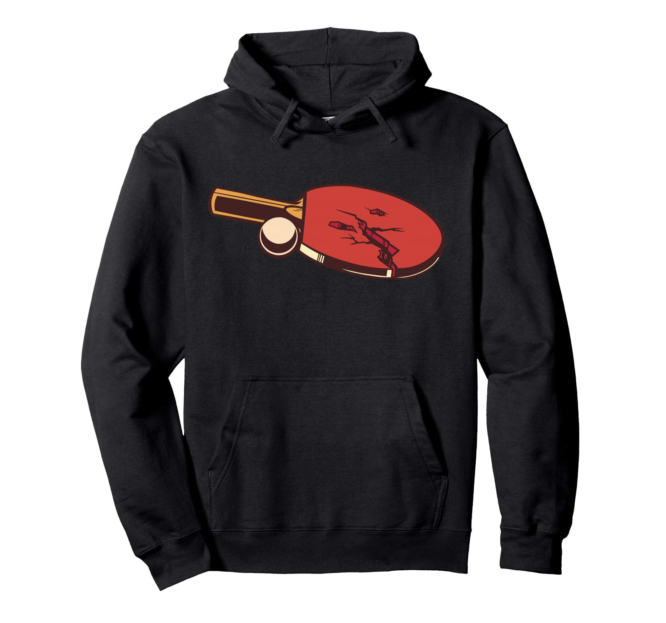

Table Tennis Old Butterfly Hand Design Hoodie for Table Tennis Players