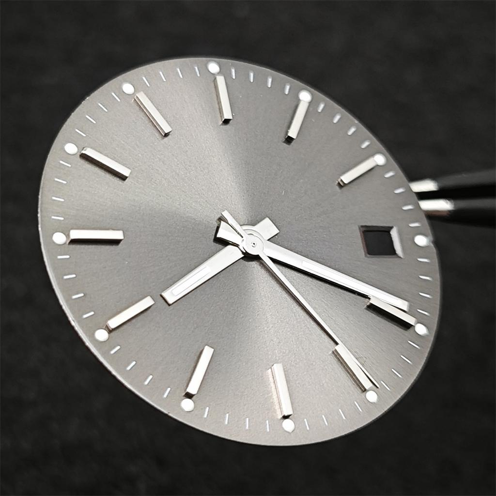 Tarcza zegarka 29mm + Zestaw wskazówek Log Tarcza Zielona Luminescencyjna Tarcze zegarków Zmodyfikowane Akcesoria do Mechanizmu 8215/ 8200/ 2813