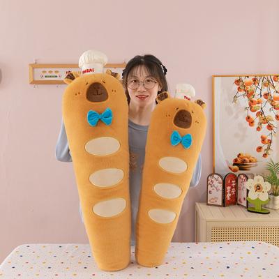 Gebackenes Baguette Capybara Plüschtier Puppe Capybara Schlagstock Puppe Kissen Stoffpuppe