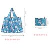 Cute Foldable Eco Bag with Character and Anime Fun and Large Capacity Shopping Shoulder Tote Gift Design, Washable, Bag, Bag, Bag, (White)
