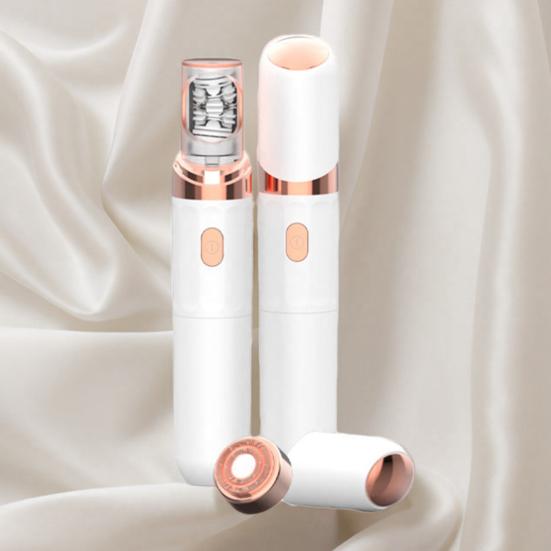 Aparat de ras electric cu capete duble, reîncărcabil prin USB, impermeabil, portabil, pentru bărbați, femei, față, corp, zonă bikini, braț, picior, îndepărtare păr, epilator, aparat de ras, trimmer