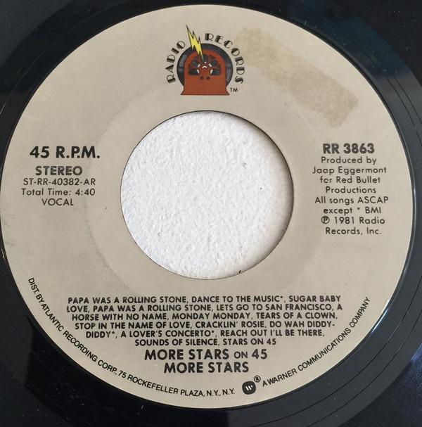 

7inch Record STARS ON 45 - More Stars On 45 RR3863 Radio Records 1981 US Rock Used