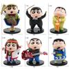 1Set Crayon Shin Chan Action Figure Cartoon Japanese Kawaii Figurines Collectibles Movie Peripheral Toy Gifts for Children