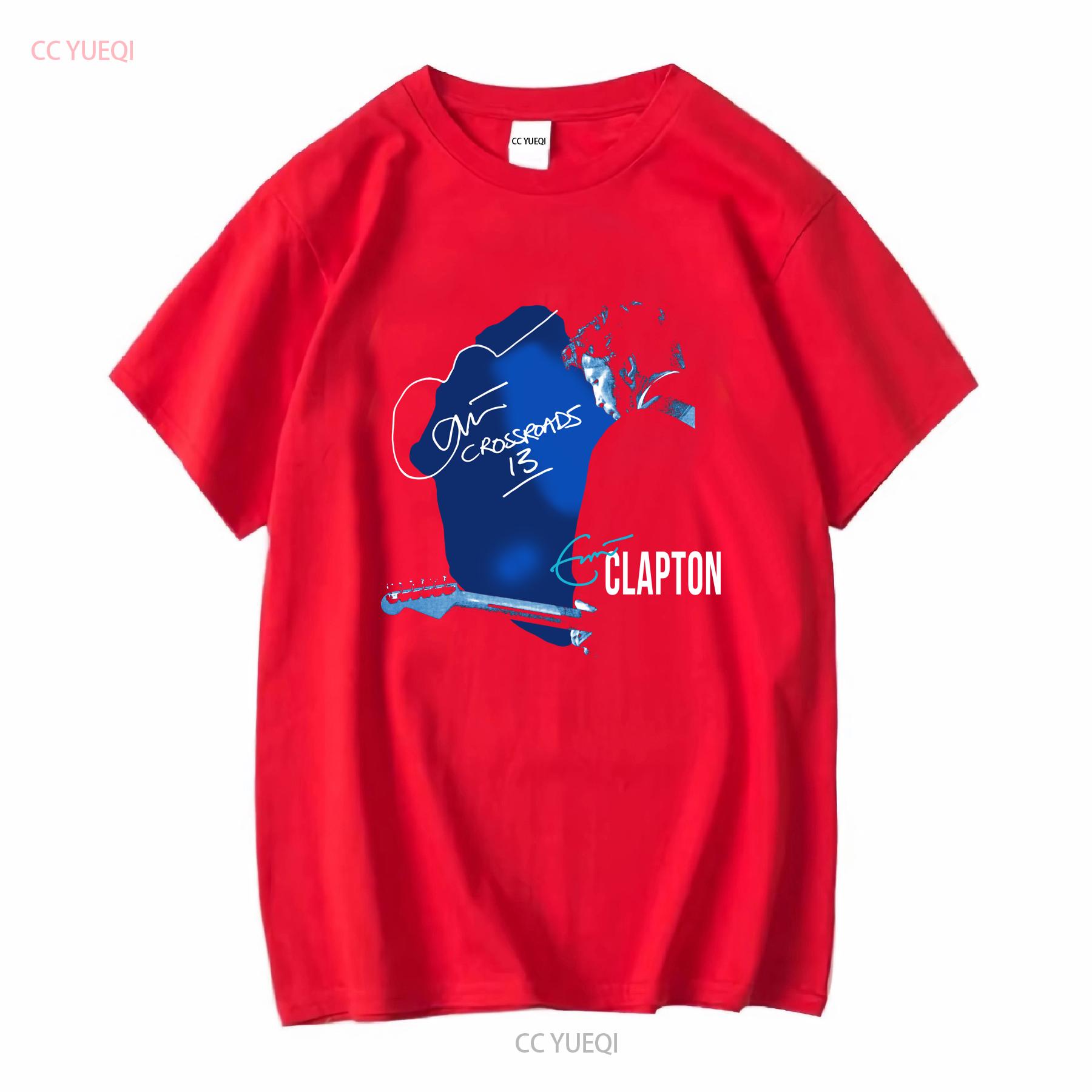 VTG ERIC CLAPTON San Francisco Tour T Shirt Black Classic S 5XL long or short sleeves vintage Washed graphic Versatile S