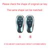 Car Remote Key Case Cover for Morris Garages MG Cyberster Zinc Alloy Leather Fob Protection Shell Auto Keychain Accessories