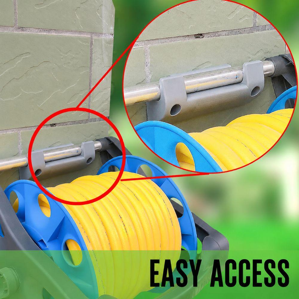 with Expansion Screws Water Pipe Frame Hook Wall Mounted Hanger  for Garden Hose Reel Storage