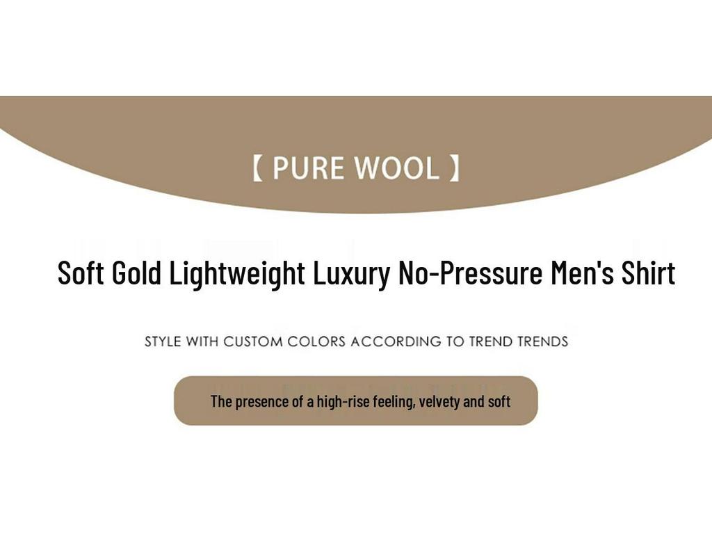 Men's Loose Round Neck 100% Wool Autumn & Winter Thick Knit Pullover Sweater