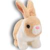 , My Realistic Bunny, Jumping Twitching  Shaking Ear, Handmade Interactive Bunny Stuffed Animal for Kids Easter Gift