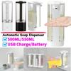 550ML Soap Lotion Dispenser Waterproof Infrared Induction Liquid Soap Pump Dispenser Self Cleaning Kitchen Accessories