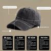 64-68Cm Big Head Man Plus Size Baseball Cap Men Soft Denim Wash Old Sun Cap Woman Oversize Sport Snapback Hats Trucker Hat  Dad