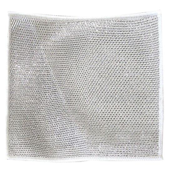 5/10Pcs Multipurpose Wire Dishwashing Rags Reusable Dishcloth Space-Saving Design Wire Non-Scratch Pot Pan Cleaning