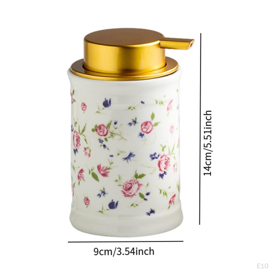 Dispenser di Sapone Schiumogeno per Mani Facilmente Riempibile Contenitore da 320ml Flacone con Pompa Schiumogena per Famiglia