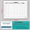 Custom A4 Invoice Registration, Financial & General Invoice Ledger