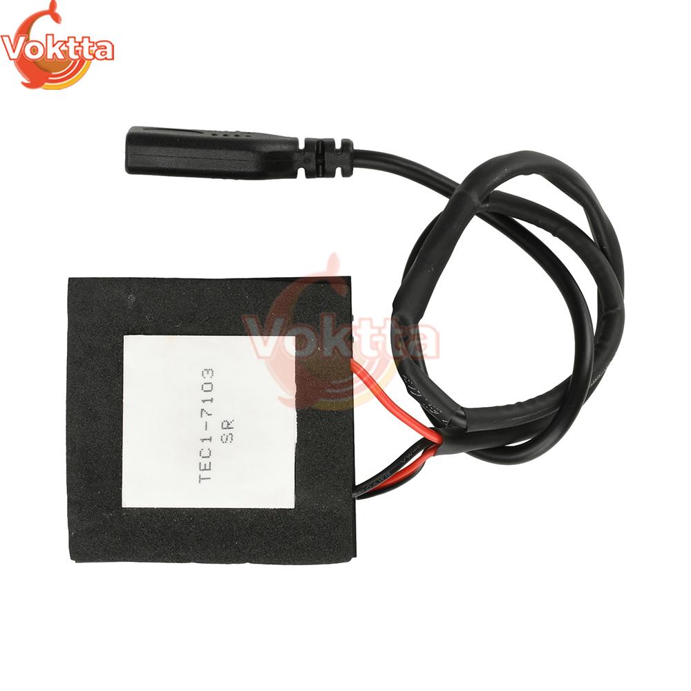 DC 5V DIY Cooler Kit TEC1-7103 Semiconductor Refrigeration Chip Mobile Phone Radiator Cooling Fan Electronic Assembly Kits