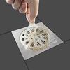10/50Pcs Disposable Hair Drain Stickers Upgrade Shower Drain Cover Hair Catcher Bathroom Protector Mesh Floor Drain Stickers