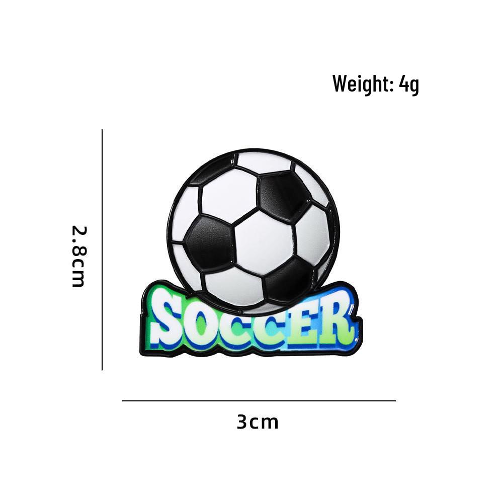 2026 World Cup Football Badge Pin: USA, Canada, Mexico Major League Fan Commemorative Brooch