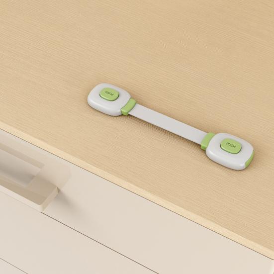 2Pcs Wear-resistant Practical Good Multipurpose Baby Safety Cupboard Locks Furniture Latches Furniture Strap Latches