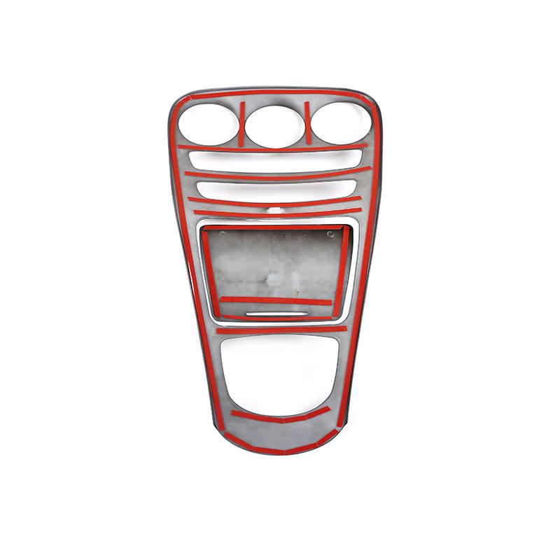 Carbon Fiber ABS Center Console Decoration Panel Cover Trim For C Class W205 - For GLC Class X253 Car Accessories