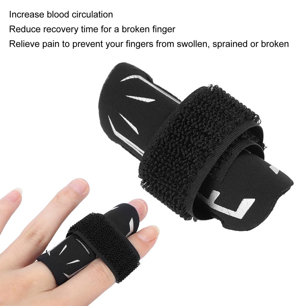 Finger Splint Brace Pain Relief Sports Finger Support Protector Sleeve for Basketball Volleyball