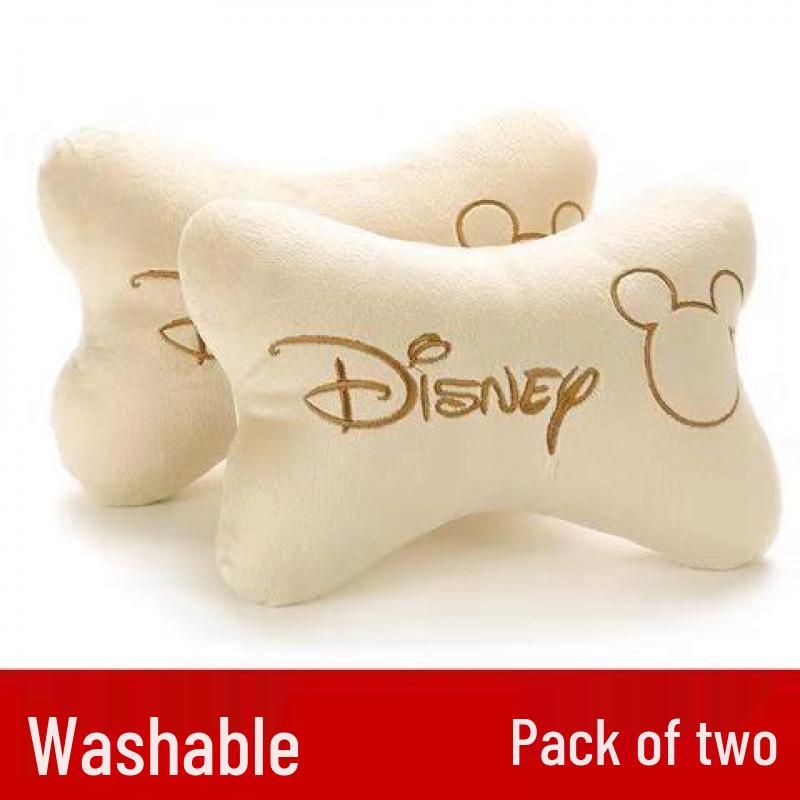 Car Neck and Lumbar Support Pillow Set – Cute Cartoon Design