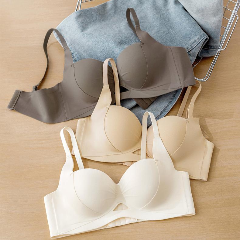One-piece Bra for Women Seamless Undergarment Simple and Breathable Bra Push Up Bra