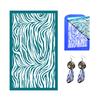 Washable Silk Screen Stencils Soft Pottery Polymer Clay Geometric Animals Plants Craft Embossing Tool DIY Earring Jewelry Mold