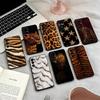 Leopard Print-s Phone Case Black Silicone Soft For Samsung S25,S24,S21,S22,S23,S30,Ultra,S20,Plus,Fe,Lite