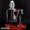 KADAX Μπουκάλι με Φελλό για Κρασί Λικέρ Μπύρα 500ml