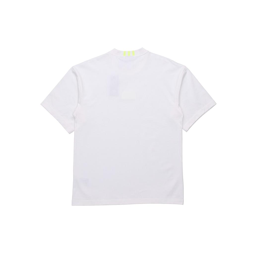 Adidas Originals Trefoil Oversized Silicon Logo Crew Neck Sport Short Sleeve T-Shirt Men Tops White GN8050