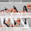 1/3/6Pcs Universal Instant Zipper Repair Replacement Sliding Teeth Rescue Zipper Sliders Zipper Pull Sewing Supplies