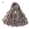 Sunscreen Voile Thin Women Scarf Hijab Classic Leopard Print Scarves Soft Lady Foulard Viscose Female Wrap Shawls