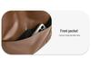 Large Capacity Soft Leather Crossbody Tote Bag for College Students and Ladies, Ideal for Autumn and Winter.