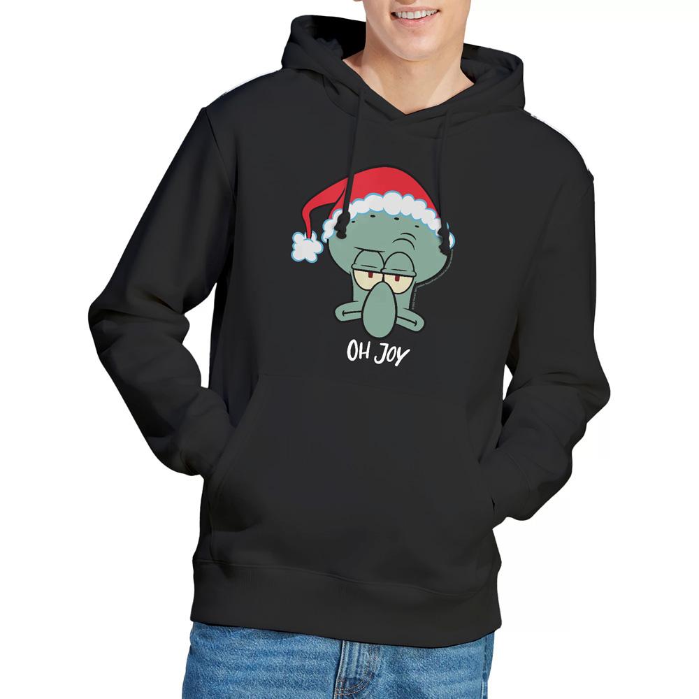 SpongeBob SquarePants Mens Joy Squidward Christmas Hoodie