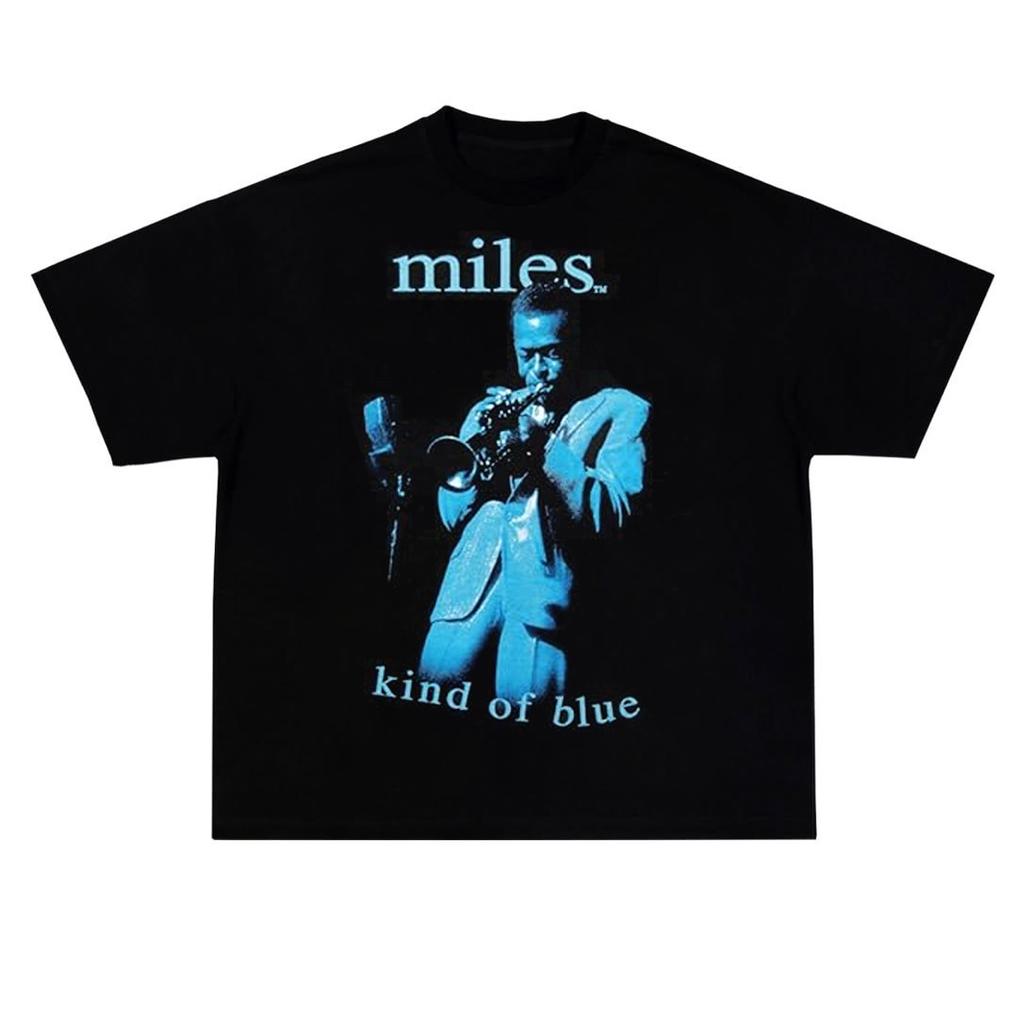 T-shirt Manches Courtes Vintage Kind Of Blue pour Hommes Miles Davis Hommes Femmes S-5XL