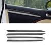 4pcs Carbon Fiber Car Interior Door Panel Cover For Toyota Highlander 2015-2018