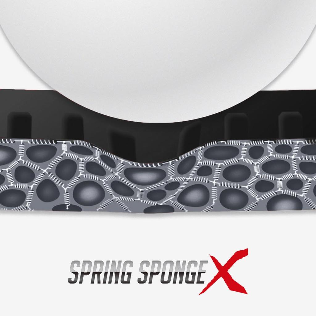 Butterfly Table Tennis Rubber, Made In Japan, Glazer 09C, Inverted Soft, Sticky High Tension, Black (278), Thickness, 06110