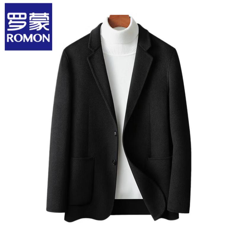 Мужской пиджак Lomon из смесовой шерсти в стиле business casual XL