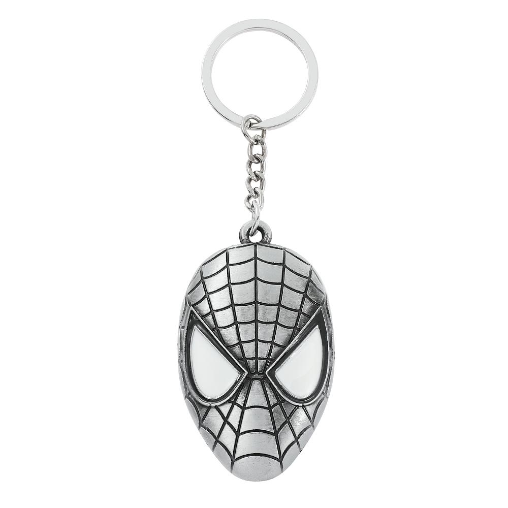 Superhero Metal Keychain Bag Avengers Pendant Thor Hammer Deadpool Spiderman Iron Man Captain America Keyrings for Carry Mini Lightweight Portable