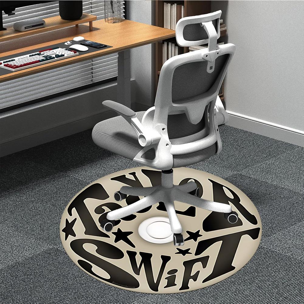 

Music Star Taylor Swift Office Round Area Rug, Under Office Chairs Bedroom Living Room Home Decor a0908137 80cm by 80cm