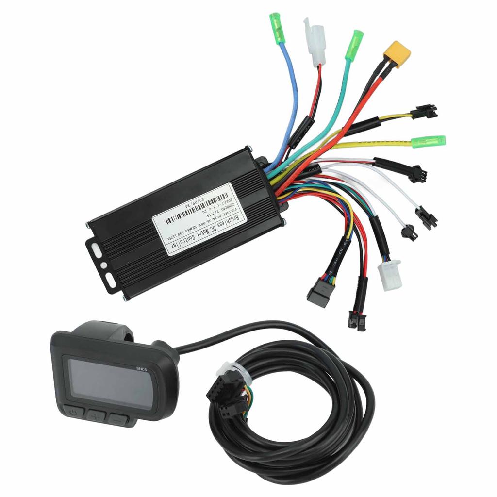Electric Bike Controller Kit with LCD Display 24V 36V 48V 500W To 750W 26A 3 Mode Sine Wave Controller for Scooter