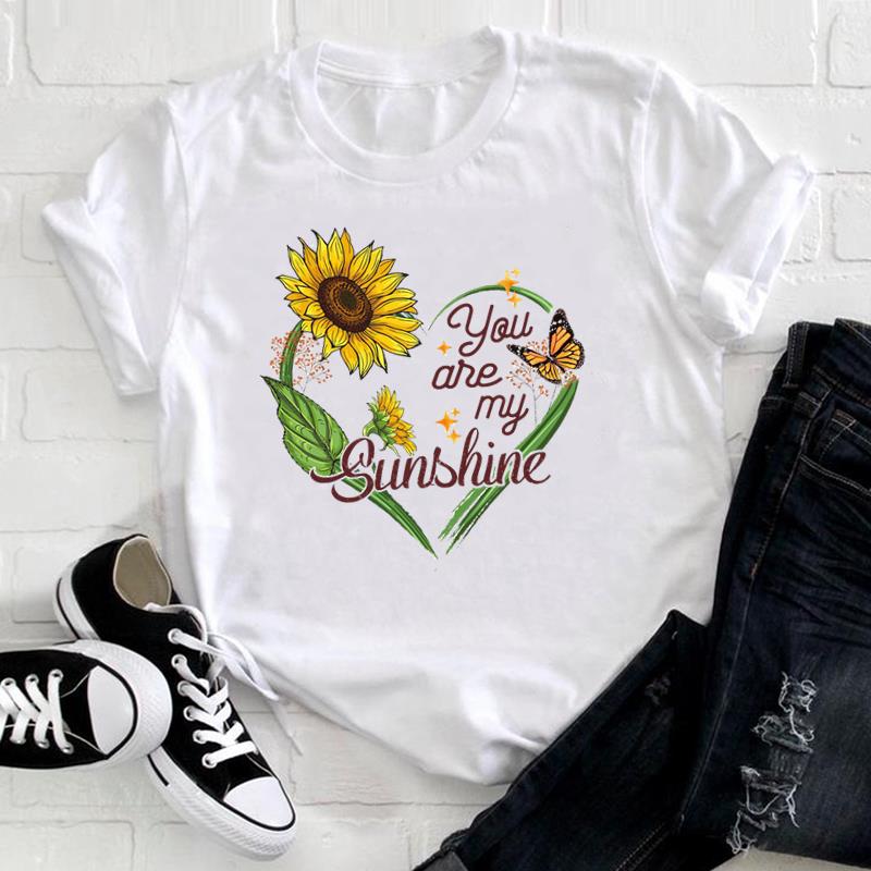 (Europäische Größe) Kurzarm T Top Traum Feder Vintage Stil Nette Mode T-shirt Frauen Kleidung Casual Druck Dame Weibliche Grafik T-shirt