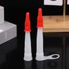 10Pcs Spare Silicone Nozzle Sealant Tool Kit Re-Sealable Mastic Cartridge Spare Nozzles Screw Cover For Caulking Pipes