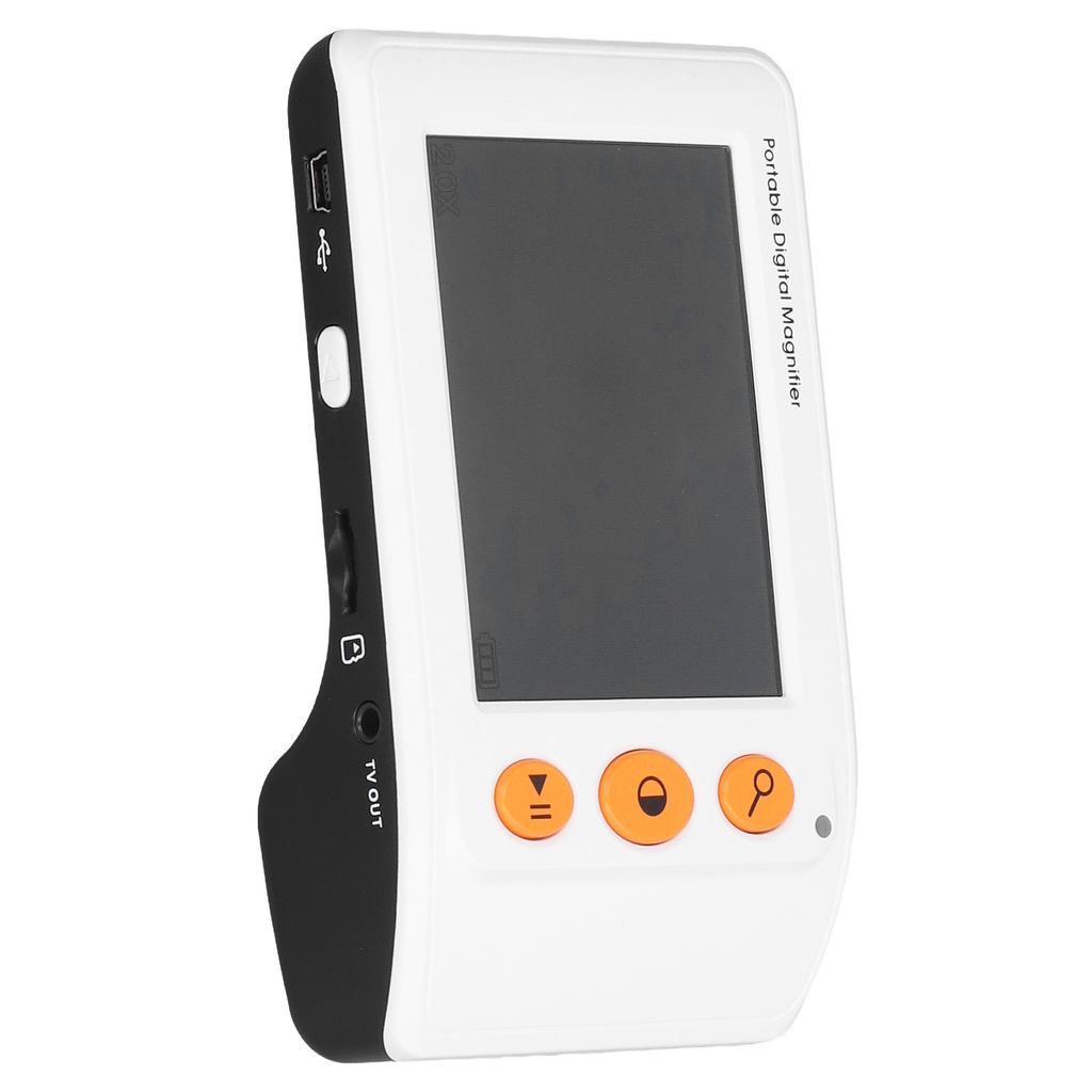 3,5 Zoll Tragbarer Video-Digitallupe 2X-25X Zoom Elektronische Lesehilfe mit 8 Farbmodi für geringe