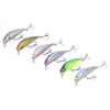 6pcs Fishing Lures Hard Bait Minnow Crank Bait with Double Hook Bass Crankbait Wobblers