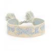 Handmade European Style Embroidered Love Bracelet with Tassels for Girls
