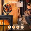 2 In 1 Wall Mounted Stove Fan 6 Blades Free Standing Fireplace Fan Log Wood Burner Ecofan Quiet Home Efficient Heat Distribution