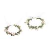 Wedding Floral Headbands Handmade Leaf Hair Accessory Flower Wreath with Berries Hair Decors for Bridal Photography
