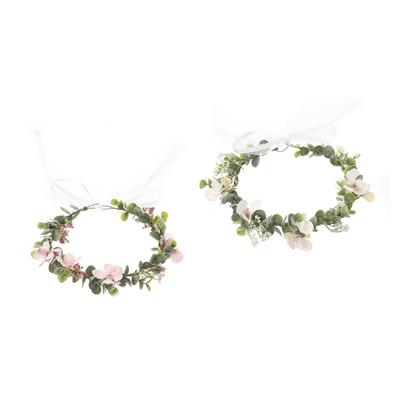 Couronnes de fleurs, bandeaux floraux, accessoires pour cheveux, couronnes de fleurs, accessoires photo pour mariages et festivals, coiffes pour femmes