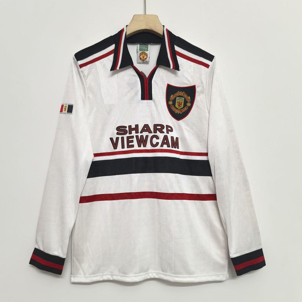 Langarm Vintage Trikot Fußballtrikot Real Madrid, Manchester United, England Arsenal, Portugal Inter Mailand AC Replica Trikot
