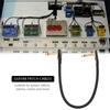 Durable 30cm Guitar Effect Pedal Board Patch Cable Cord 1 4  Flat Right Angle Plug